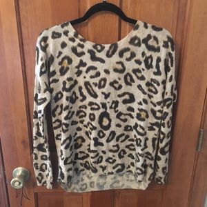 H&M Cheetah Sweater